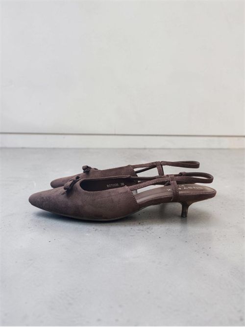 slingback suede fiocchetto SUSY MIX | S101ESPRESSO